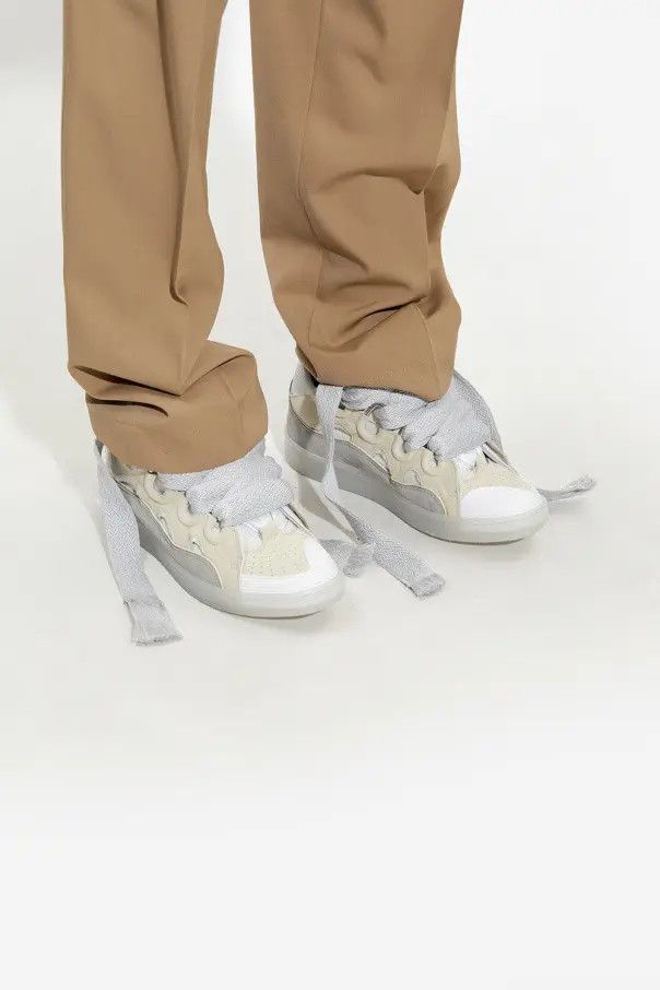 Lanvin oc11z0325 Curb Low-Top Sneakers in Multicolor Size US 8.5 / EU 41-42 - 2 Thumbnail