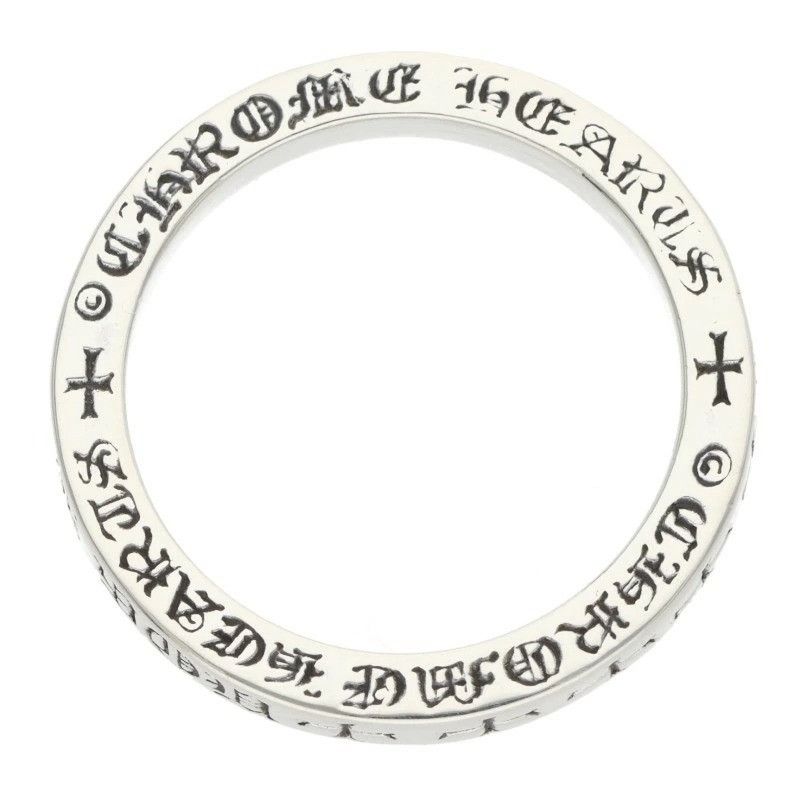 Chrome Hearts US 11.5 CHROME HEARTS 3mm FUCK YOU SPACER RING SILVER Size ONE SIZE - 2 Thumbnail