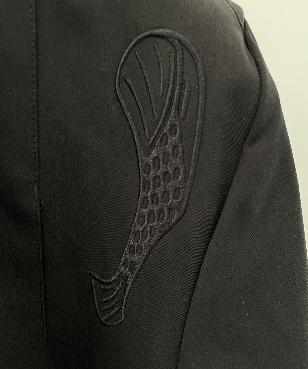 Kiko Kostadinov KIKO KOSTADINOV Thin Embroidered Jacket with Blue Sleeves Size US L / EU 52-54 / 3 - 3 Thumbnail