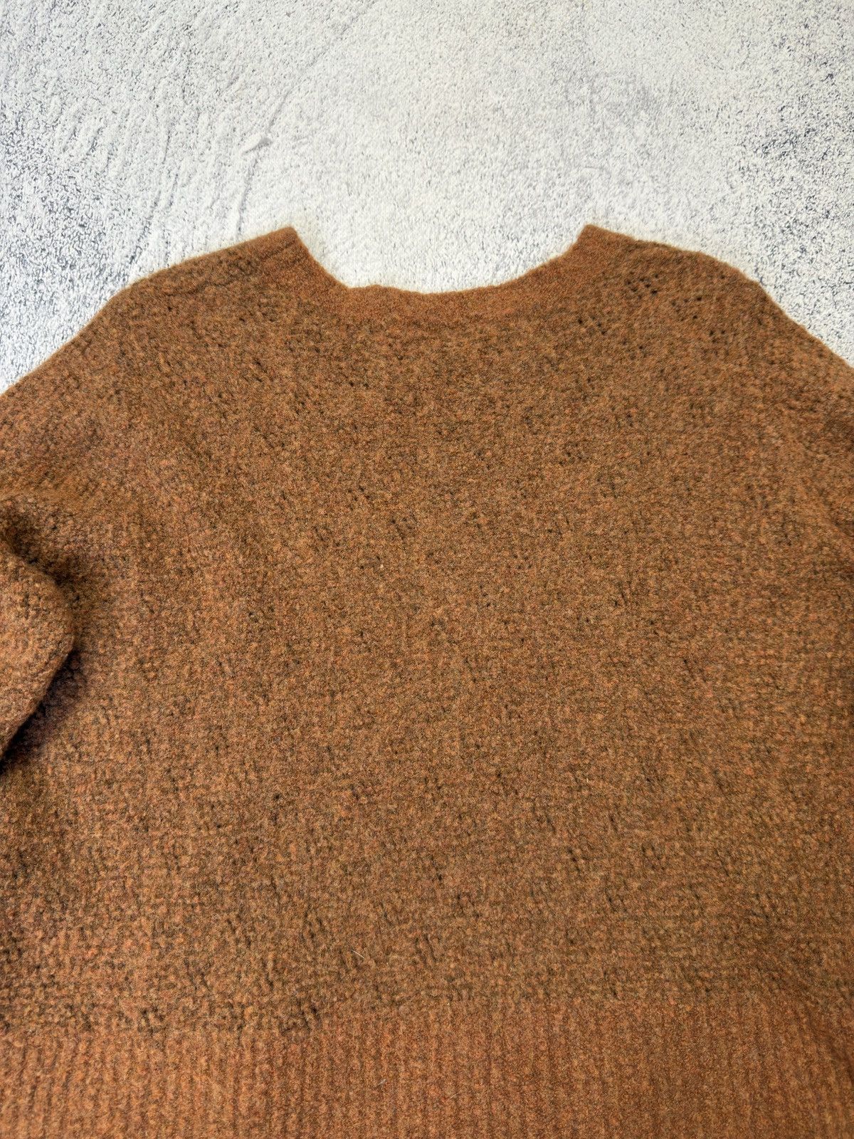 OSKA OSKA Premium Virgin Wool Knit Rich Brown Sweater Size M / US 6-8 / IT 42-44 - 13 Thumbnail