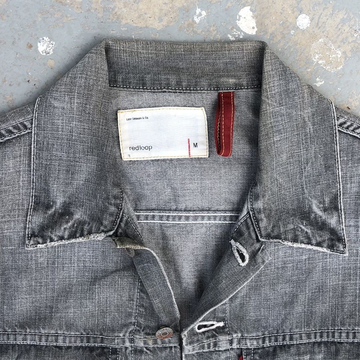 Levi's Vintage Clothing Vintage Levis redloop Distressed Denim Trucker Jacket Size US M / EU 48-50 / 2 - 17 Thumbnail