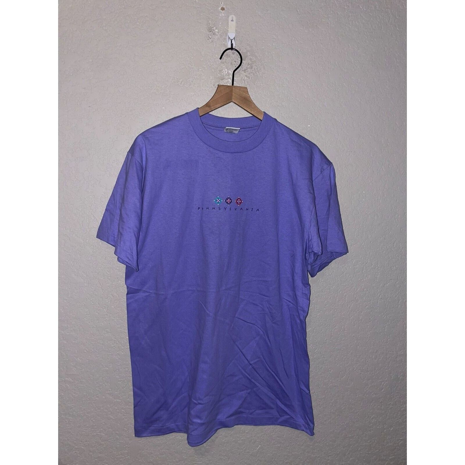 Anvil Vintage Pennsylvania Shirt PA Purple Tee 90s VTG Anvil Large Size US L / EU 52-54 / 3 - 1 Thumbnail