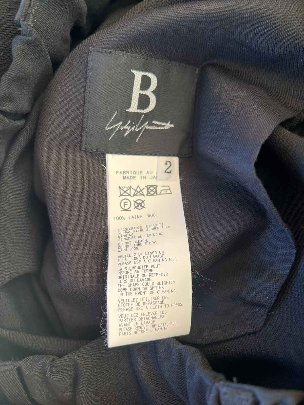Yohji Yamamoto Yohji Yamamoto - W/Gabardine Layer Wrap Pants Size US 32 / EU 48 - 8 Thumbnail