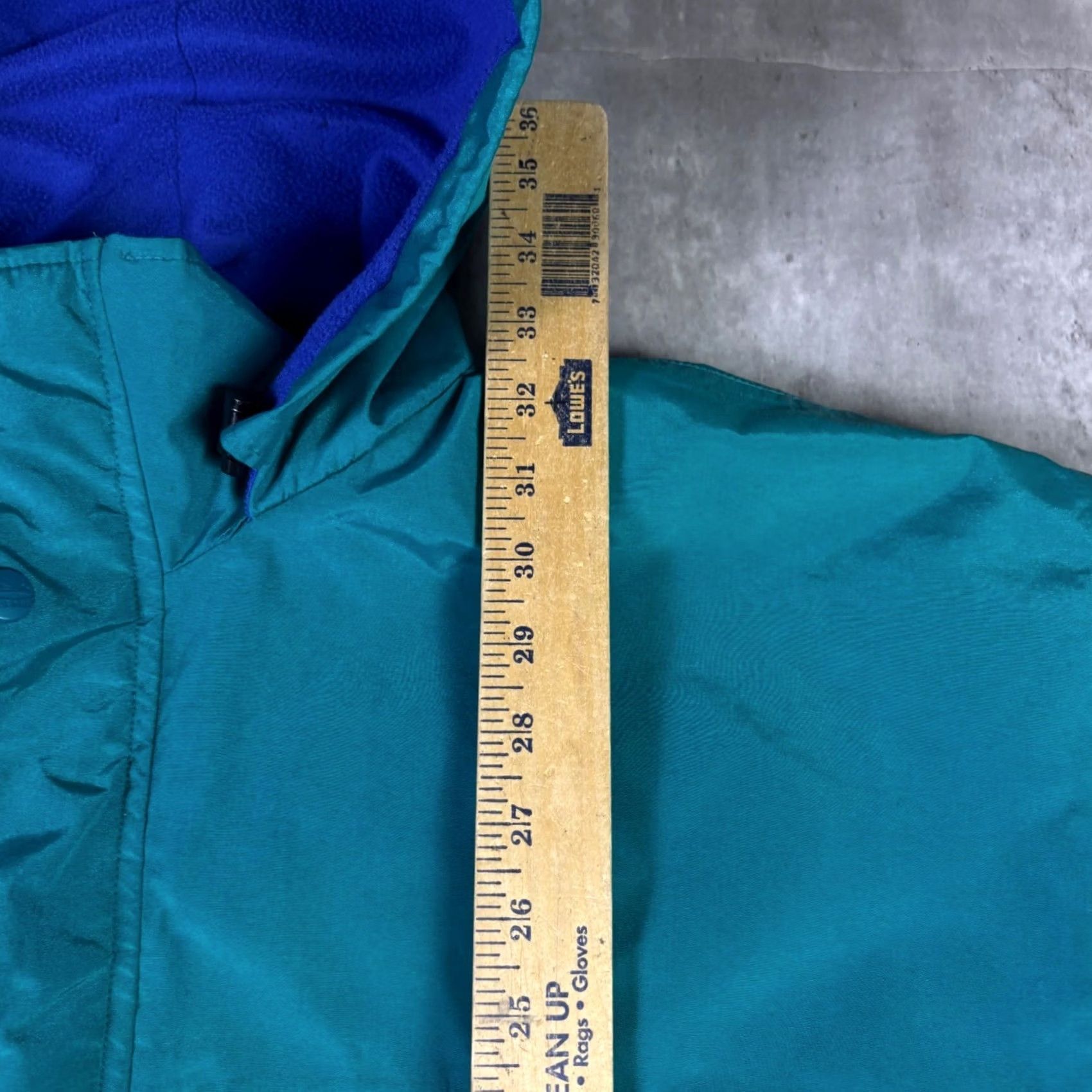 Vintage VINTAGE L.L. Bean Mountain Parka Jacket Teal Purple Fleece Lined Made in USA XL Parka Mens Coat Size US XL / EU 56 / 4 - 4 Thumbnail
