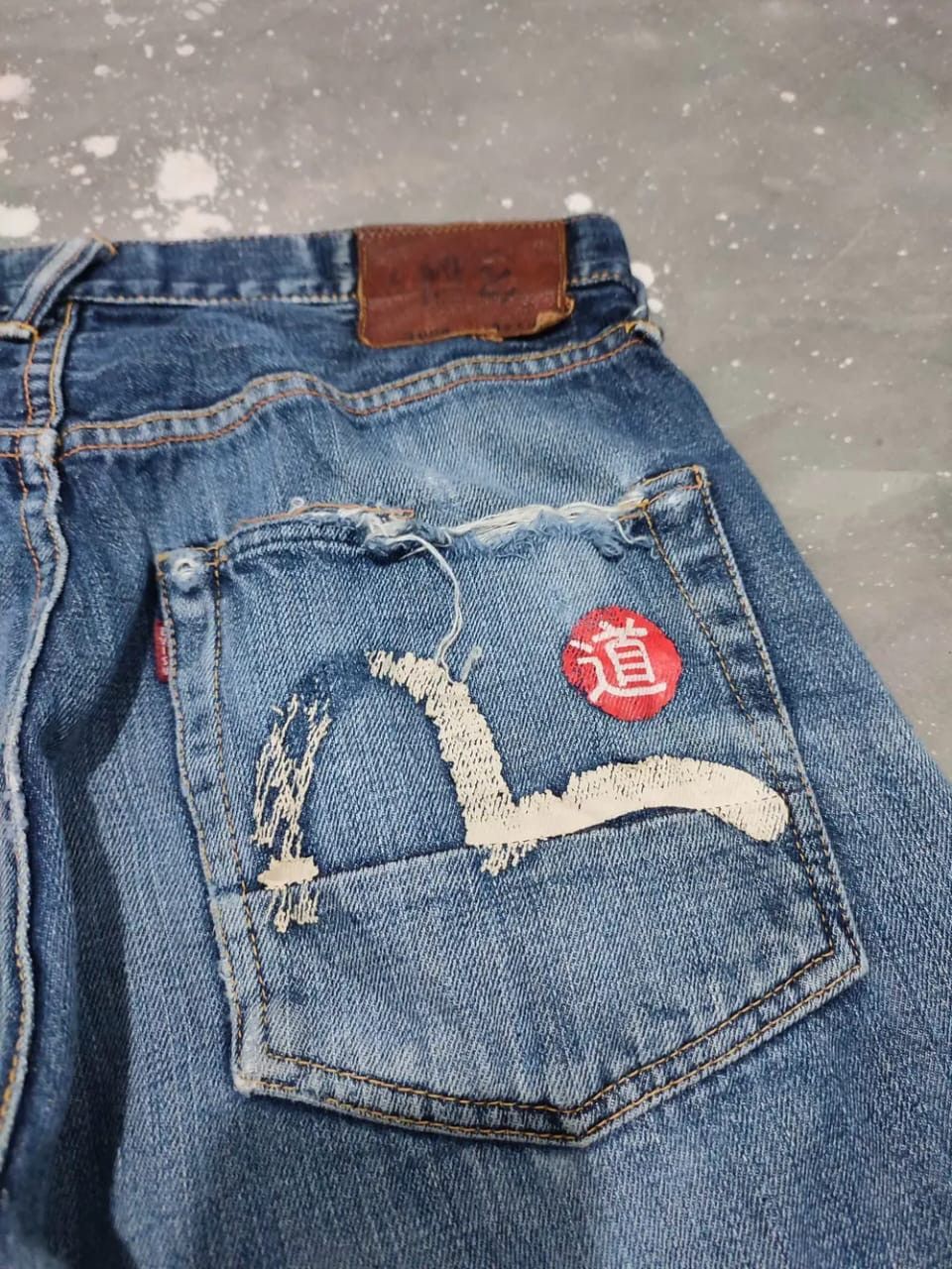 Evisu Evisu Selvedge Distressed Jeans Denim Pants Size US 32 / EU 48 - 5 Thumbnail
