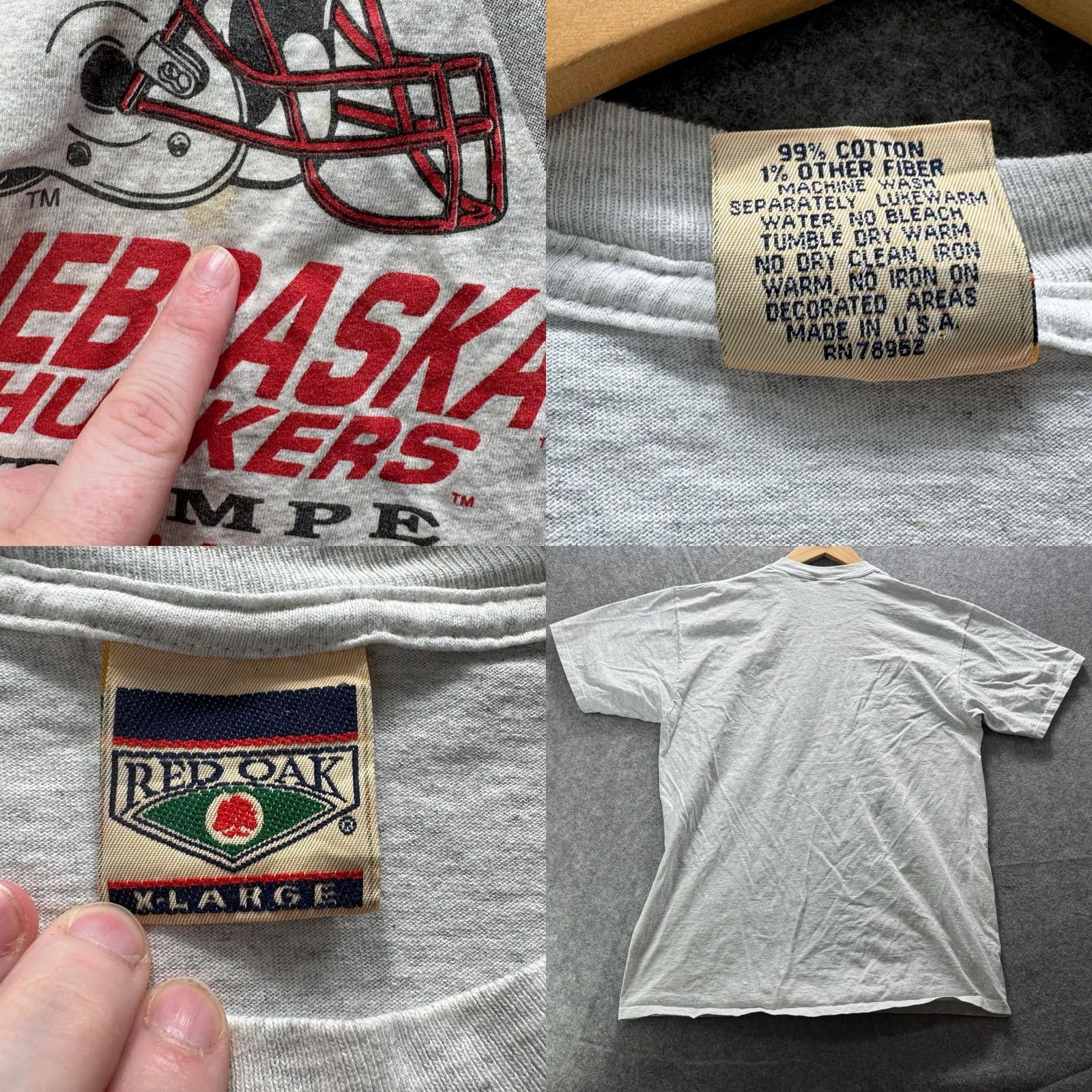 Vintage VINTAGE Tostitos Shirt Mens L Gray Fiesta Bowl Nebraska Huskers Florida 90s y2k Size US L / EU 52-54 / 3 - 9 Thumbnail