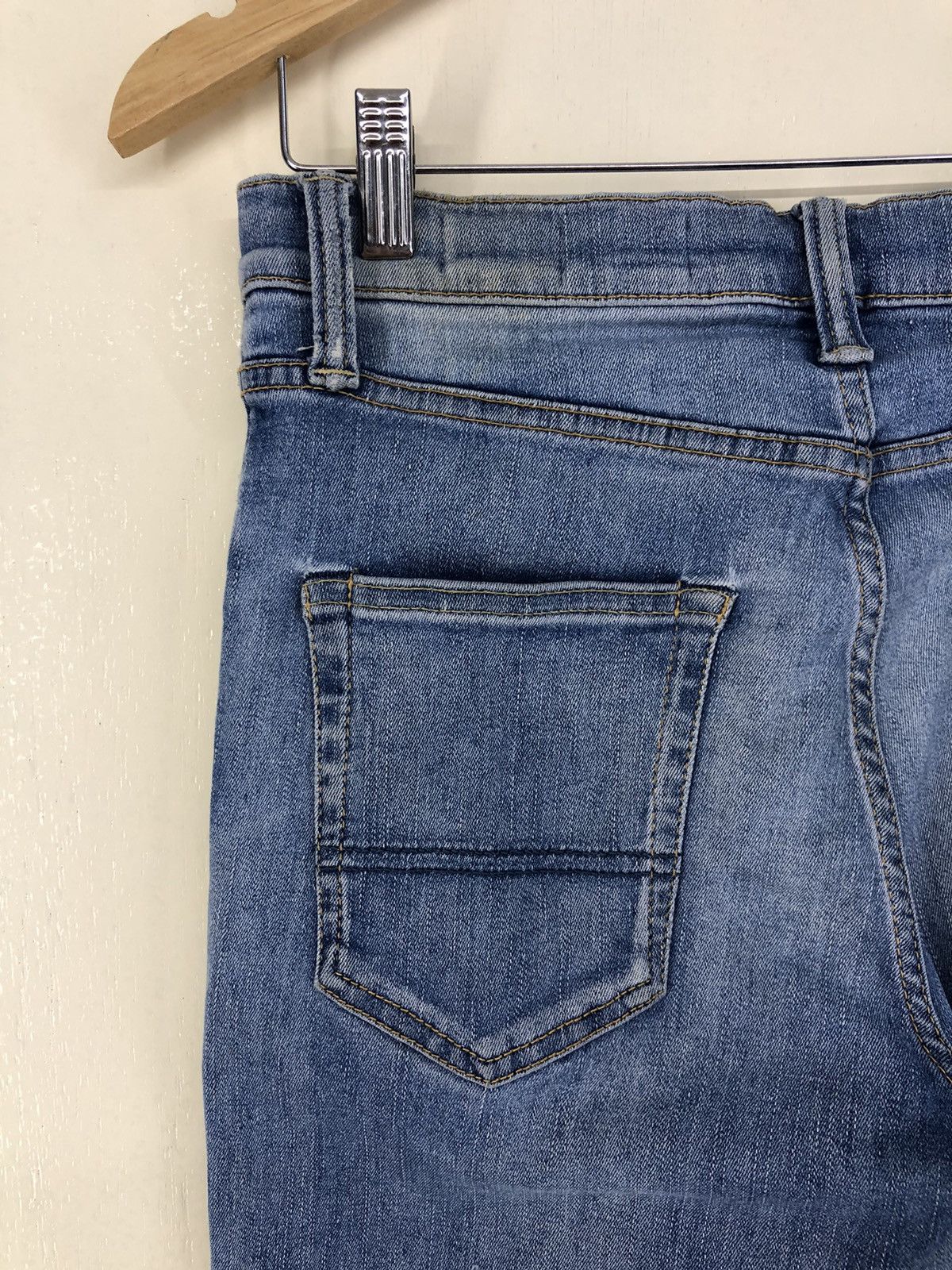 Big John Big John Distressed Skinny Faded Blue Jeans Size US 28 / EU 44 - 15 Thumbnail