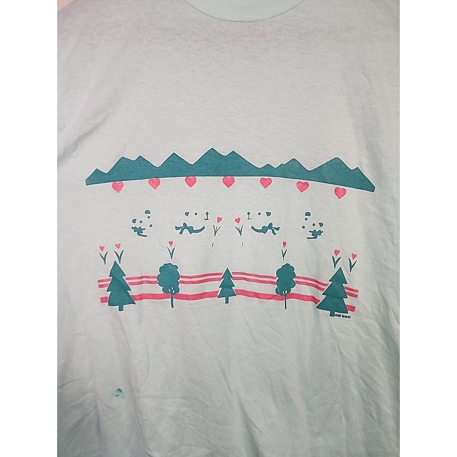 Jerzees Vintage Test Print Shirt Jerzees Bears Tee 80s 1988 VTG M Size US M / EU 48-50 / 2 - 2 Thumbnail