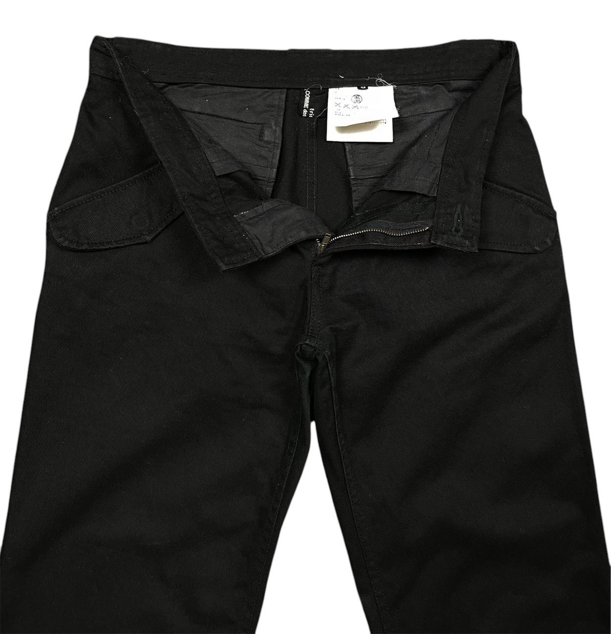 Designer × Japanese Brand × Tricot Comme des Garcons AD2002 Tricot Comme Des Garcons Cropped Wide Leg Pant Size 30" / US 8 / IT 44 - 7 Thumbnail