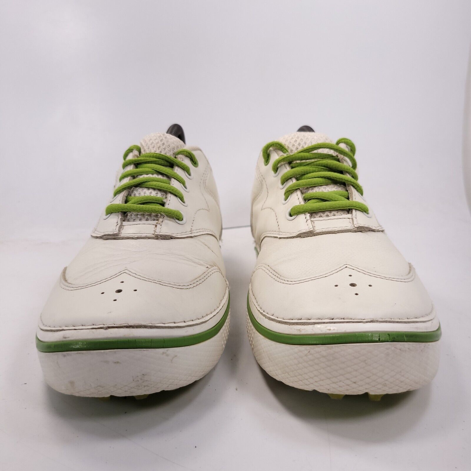 Crocs Crocs Athletic Leather Golf Shoe Mens Size 8 White Green Size US 8 / EU 41 - 2 Thumbnail