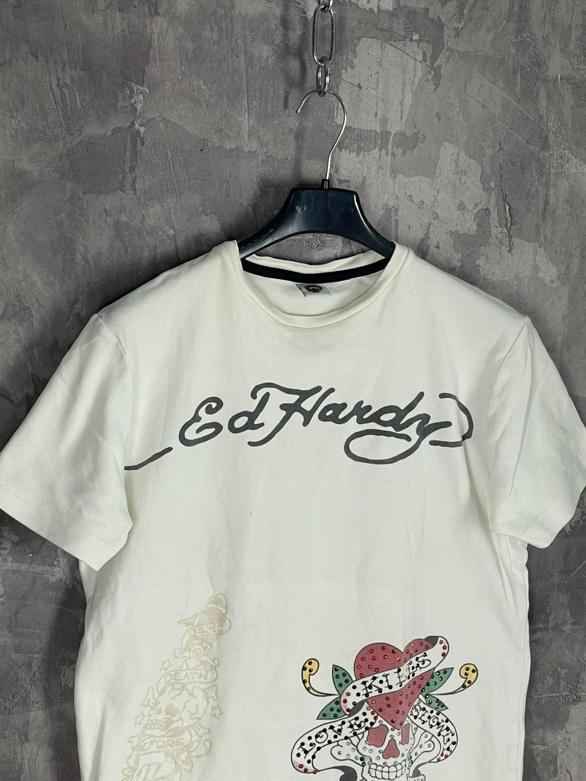 Christian Audigier × Ed Hardy × Vintage Ed Hardy by Christian Audigier T-Shirt Vintage Size M / US 6-8 / IT 42-44 - 7 Thumbnail