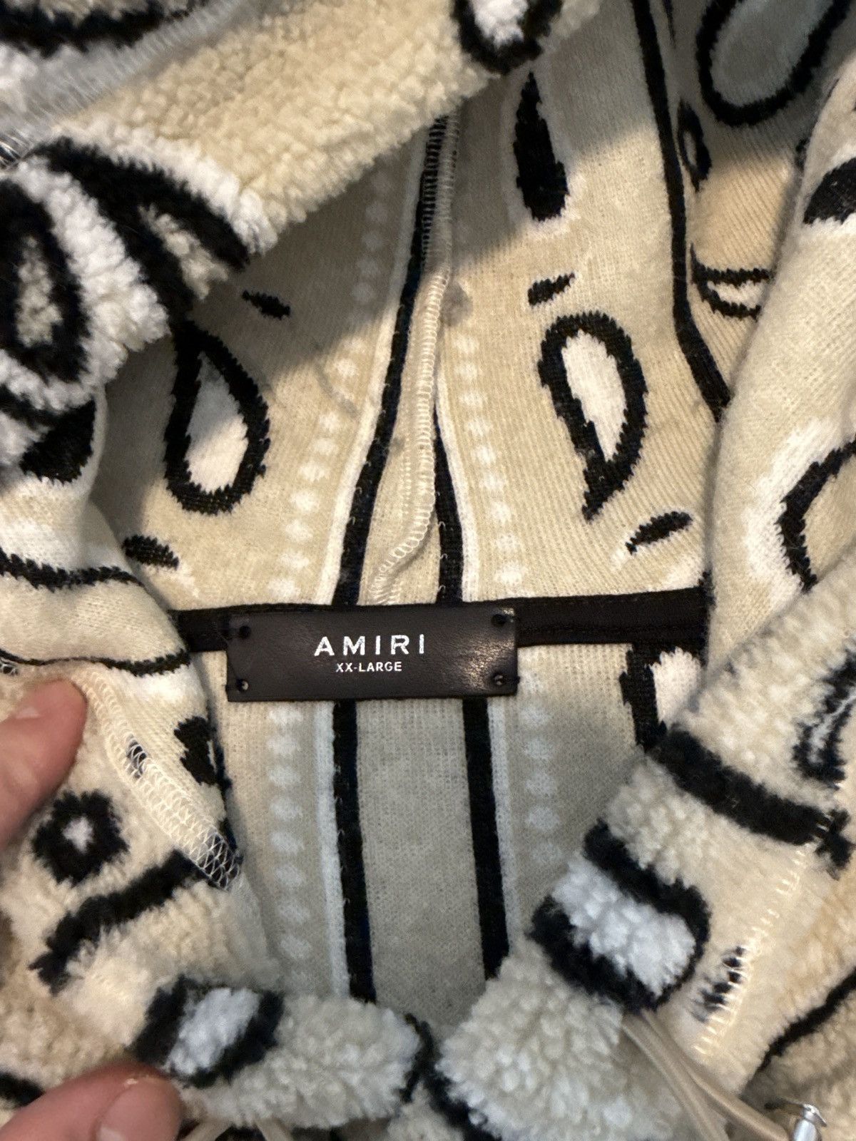 Amiri Amiri Sherpa Hoodie Size US XXL / EU 58 / 5 - 5 Thumbnail
