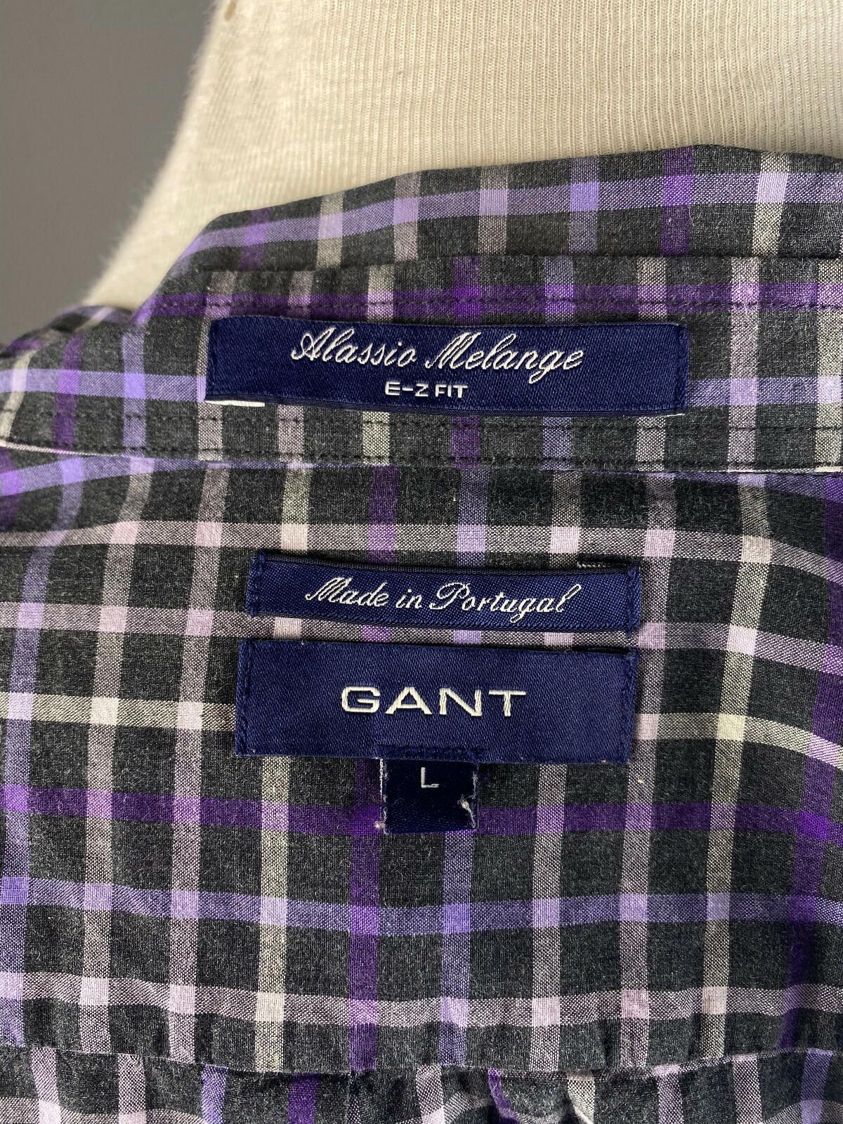 Gant Men Gant Melange Multicolor E -Z Check Shirt Size L Size US L / EU 52-54 / 3 - 7 Thumbnail