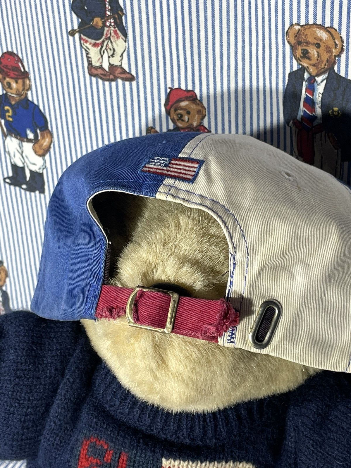 Polo Ralph Lauren × RRL Ralph Lauren × Ralph Lauren RARE Polo Sport Cap OG Vintage 1990’s Size ONE SIZE - 11 Thumbnail
