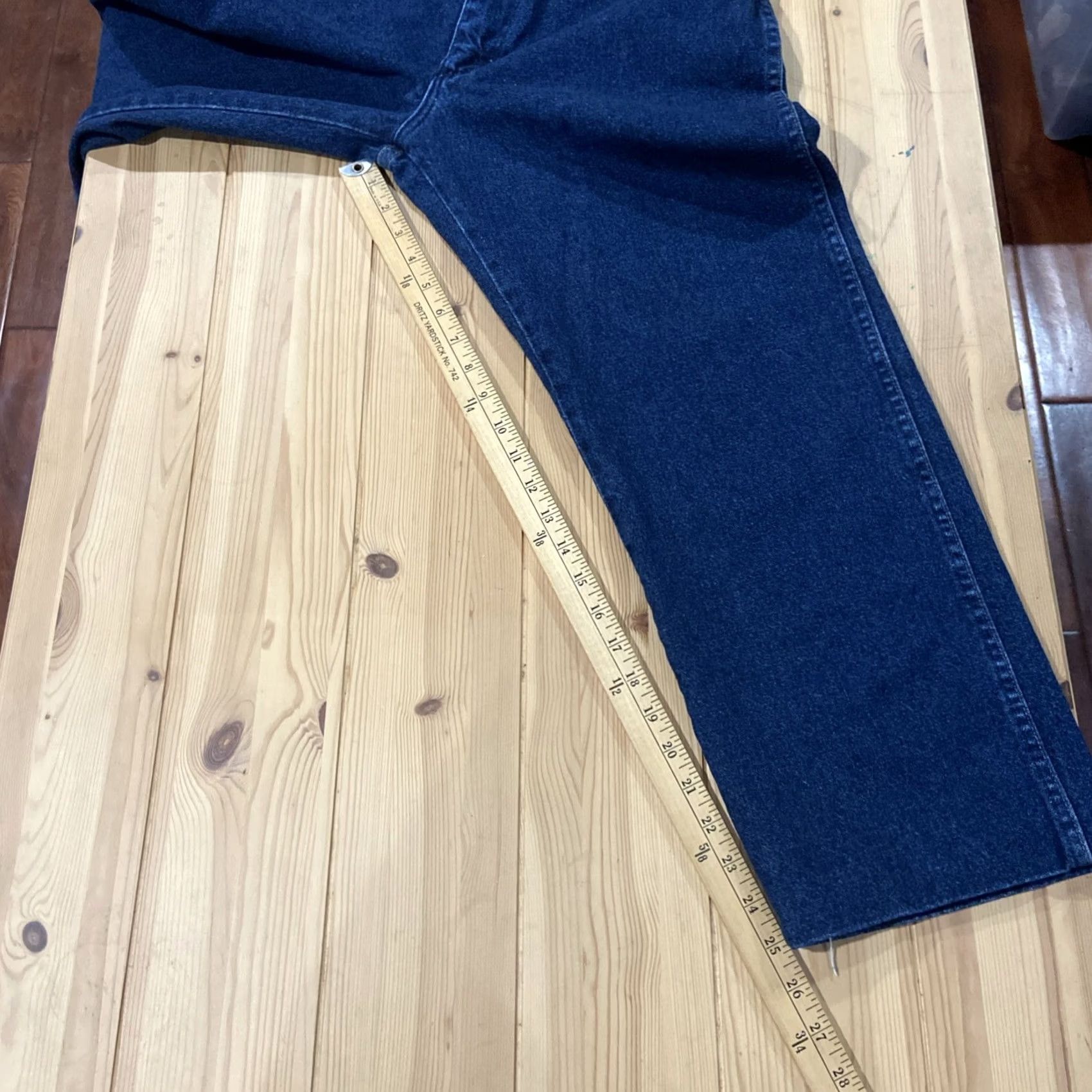 Wrangler VINTAGE Wrangler Jeans 13MWZ Made in USA Bootcut Tan Label XL 34x32 Men Blue Size US 34 / EU 50 - 5 Thumbnail