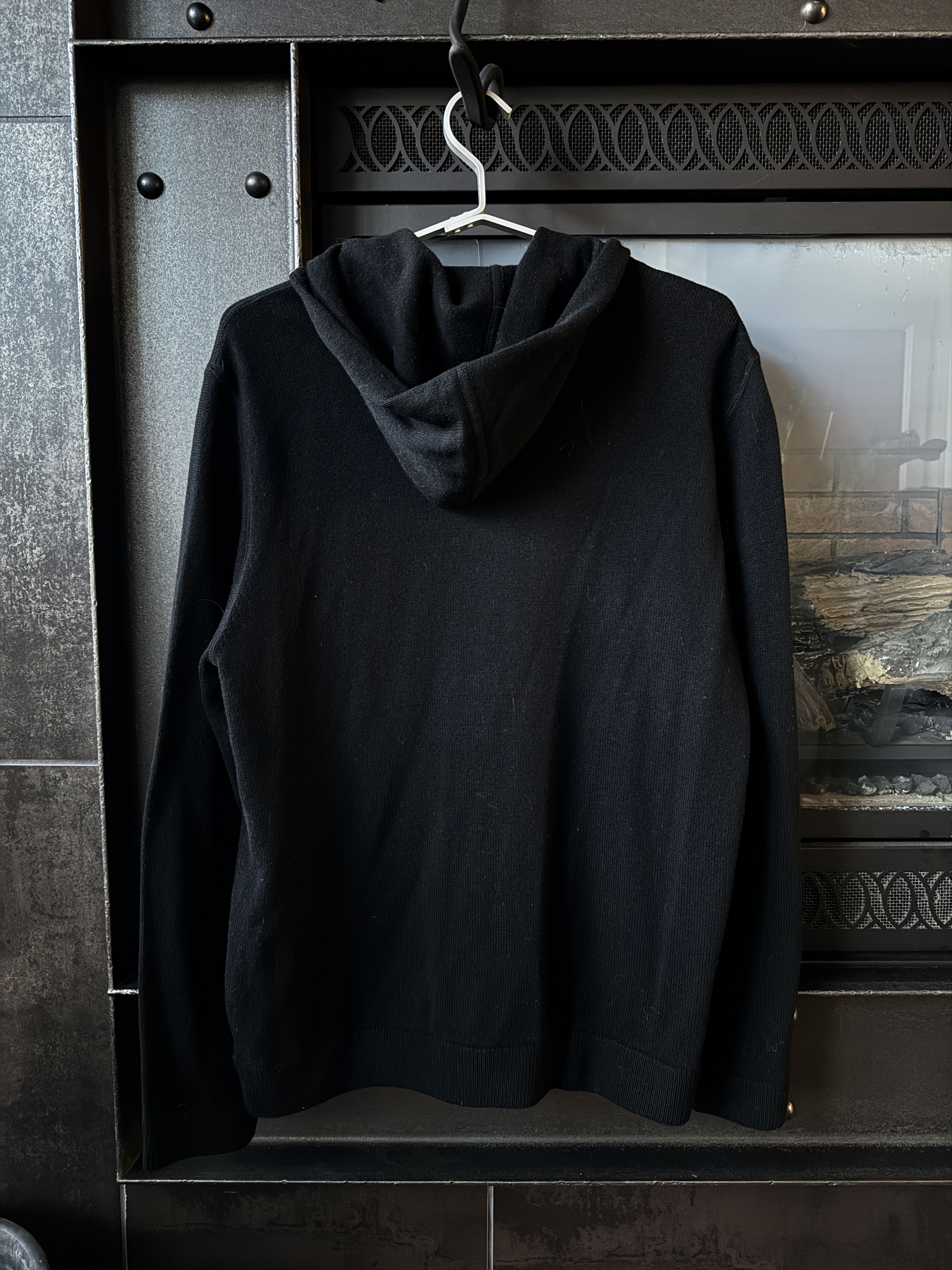Theory Wool / Cashmere Theory Zip Front Sweater Hoodie Size US XL / EU 56 / 4 - 6 Thumbnail