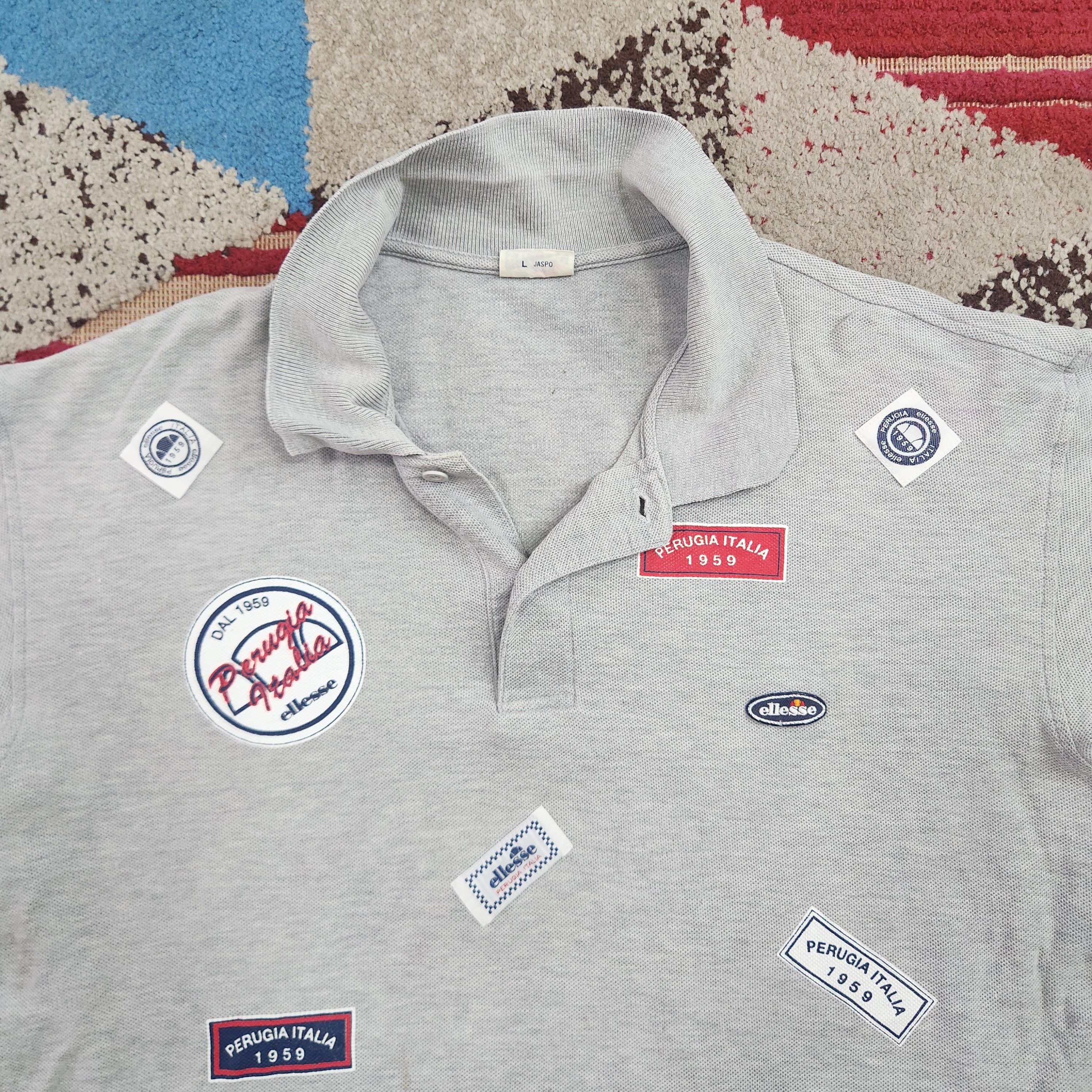 Ellesse × Vintage Vintage 1990s Ellesse Polo Shirts Perugia Italy Size US L / EU 52-54 / 3 - 21 Thumbnail