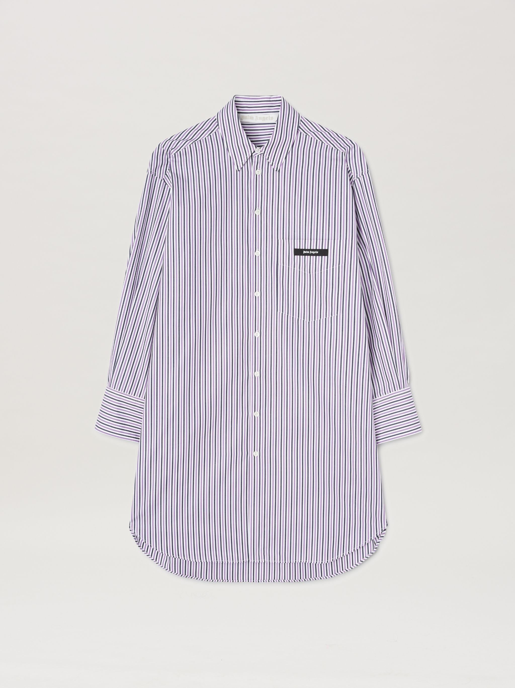 Palm Angels o1y1125 Shirt Mini Dress in Multicolor Size XS / US 0-2 / IT 36-38 - 1 Thumbnail