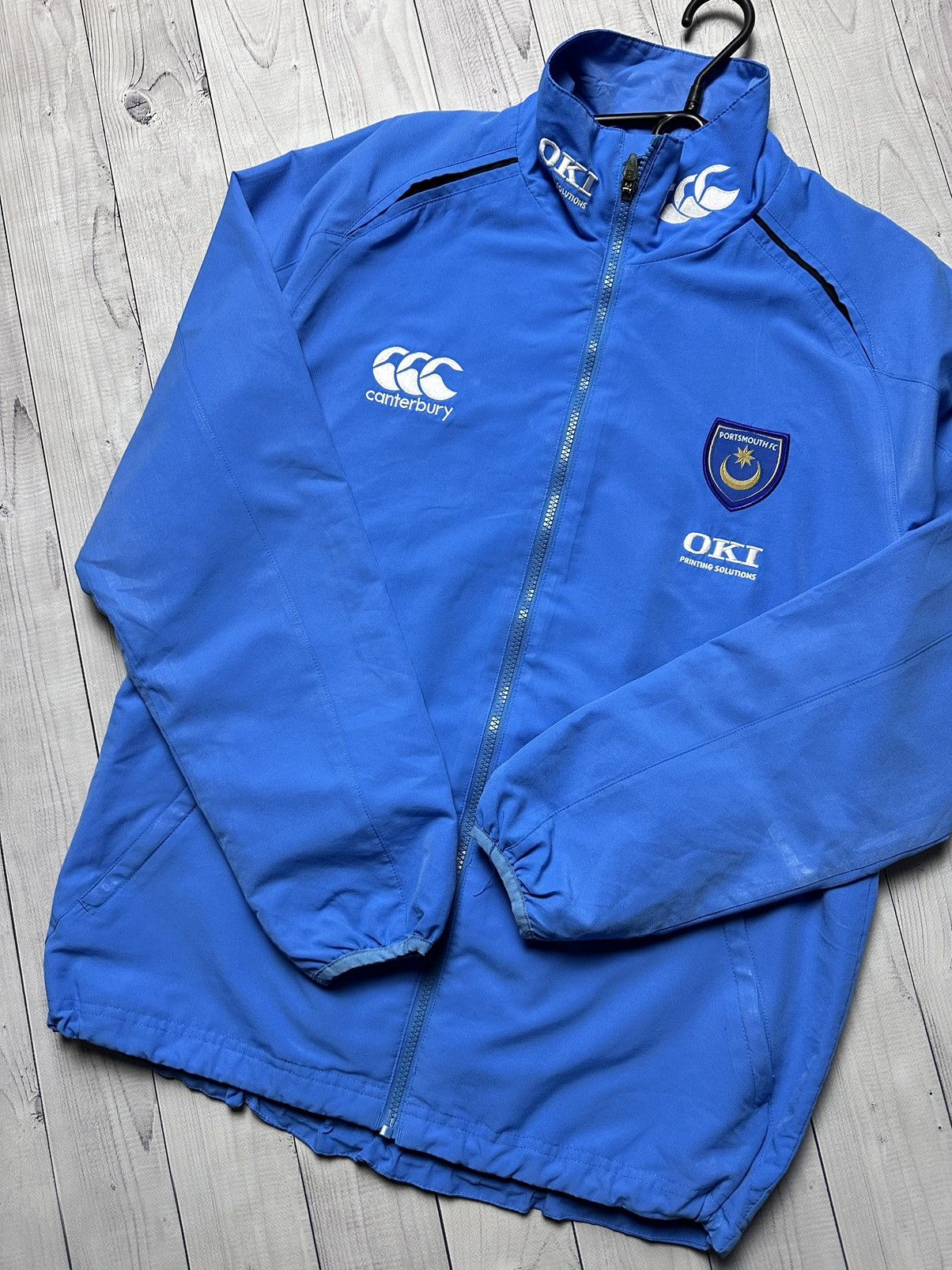 Canterbury of New Zealand × Vintage Vintage Portsmouth soccer track jacket blue Canterbury M Size US M / EU 48-50 / 2 - 7 Thumbnail