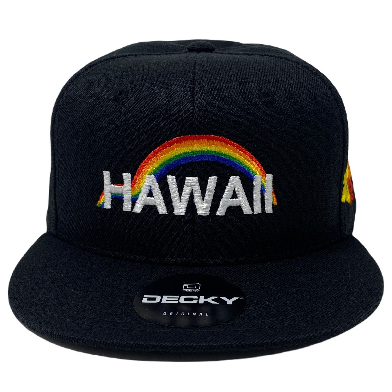 Other Hawaii Aloha Hibiscus Rainbow Island Love Snapback Hat Size ONE SIZE - 5 Thumbnail