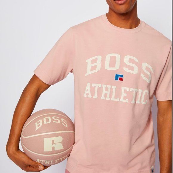 Hugo Boss × NBA × Russell Athletic BOSS x Russell Athletic Logomania T Shirt Runway Size US L / EU 52-54 / 3 - 1 Thumbnail