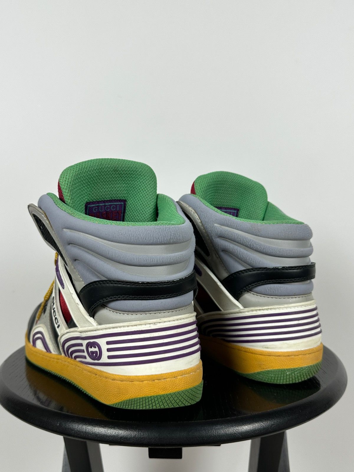 Gucci Gucci Basket Hi Top Sneakers Size US 8.5 / EU 41-42 - 4 Thumbnail