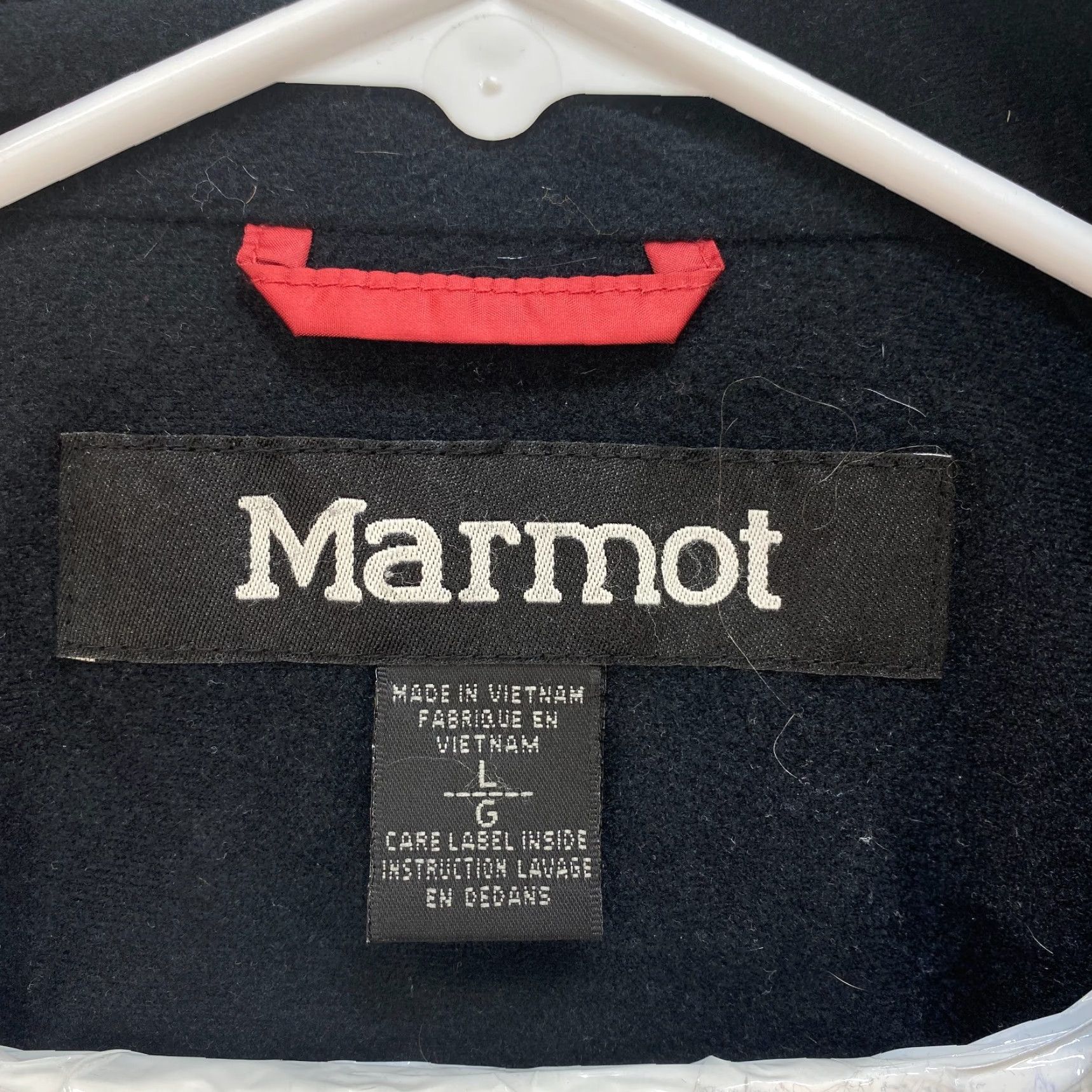 Marmot Marmot Jacket Windbreaker Mens Large Red/Black Fleece Lined Full Zip Lightweight Size US L / EU 52-54 / 3 - 8 Thumbnail