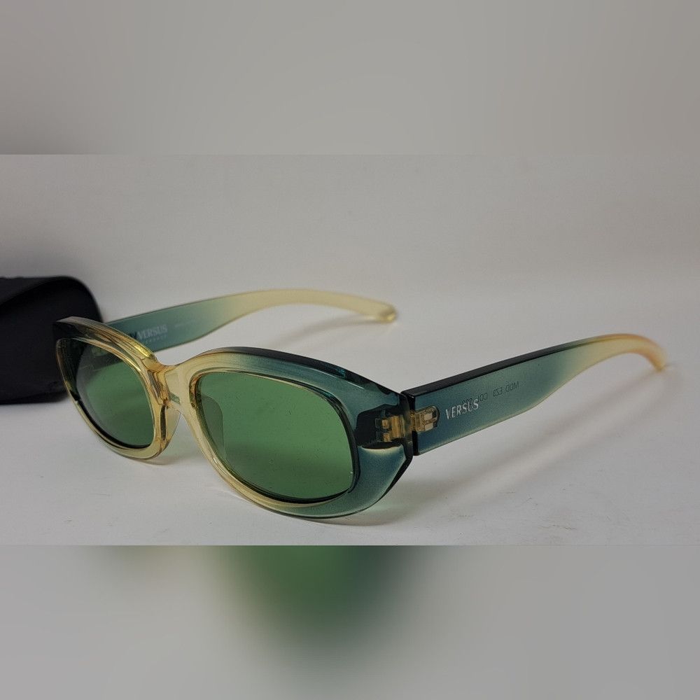 Versace Versace Versus Sunglasses Mod EZ3 Vintage 90s NOS Green Size ONE SIZE - 8 Thumbnail