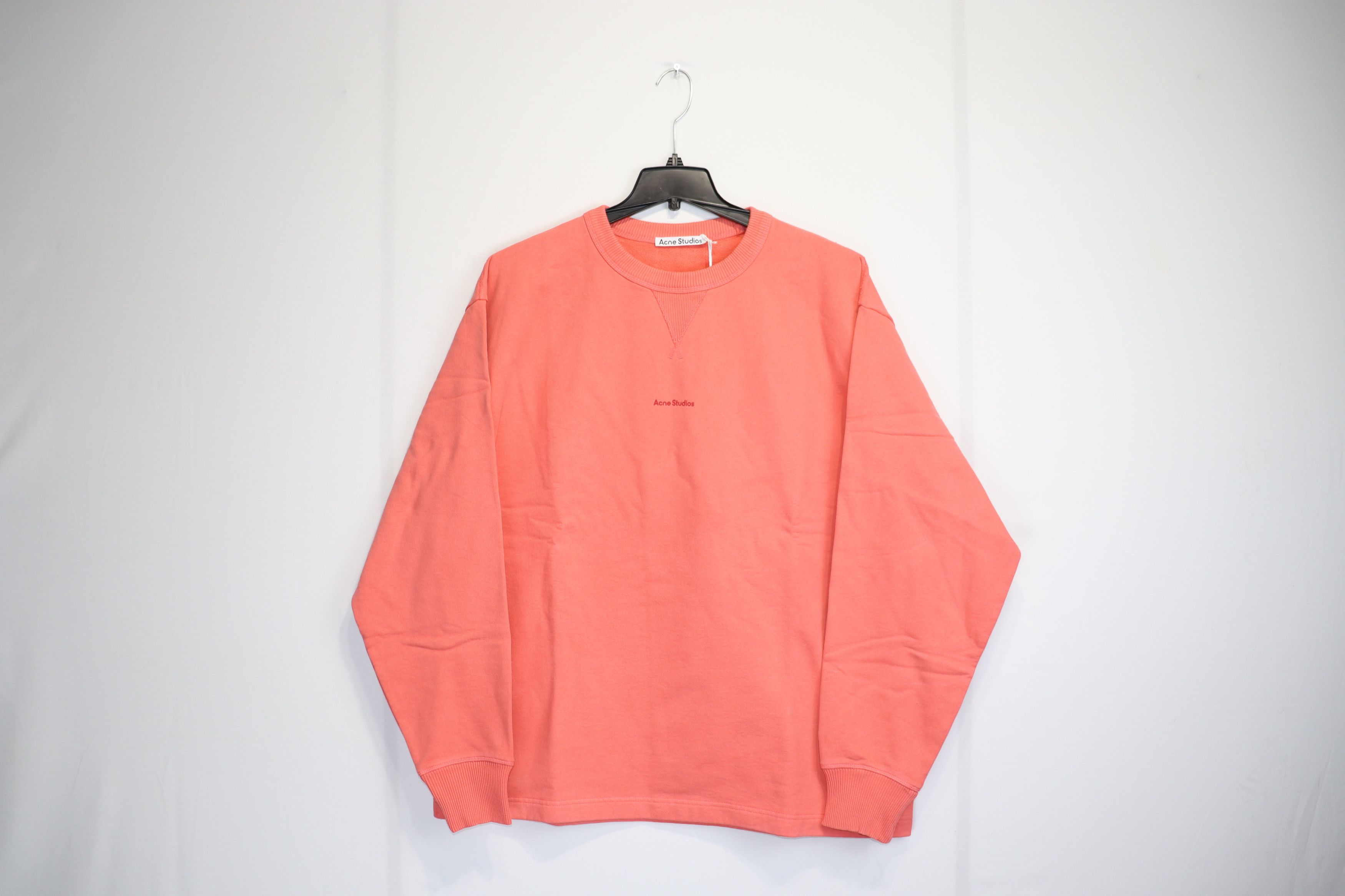 Acne Studios o1rshd1 FN-MN-SEA000260 Sweater in Salmon Pink Size US XL / EU 56 / 4 - 1 Thumbnail