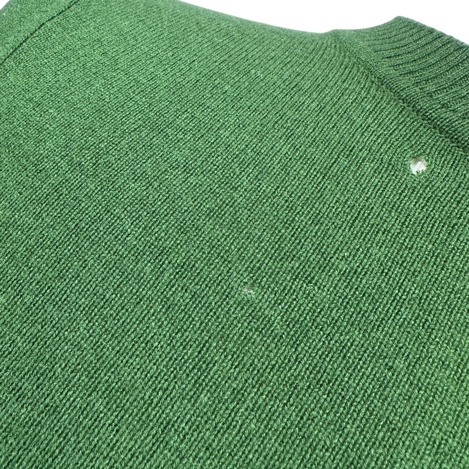 Hermes Hermes Paris Short Sleeve Cashmere Sweater Women’s 36 Green Size XS / US 0-2 / IT 36-38 - 15 Thumbnail