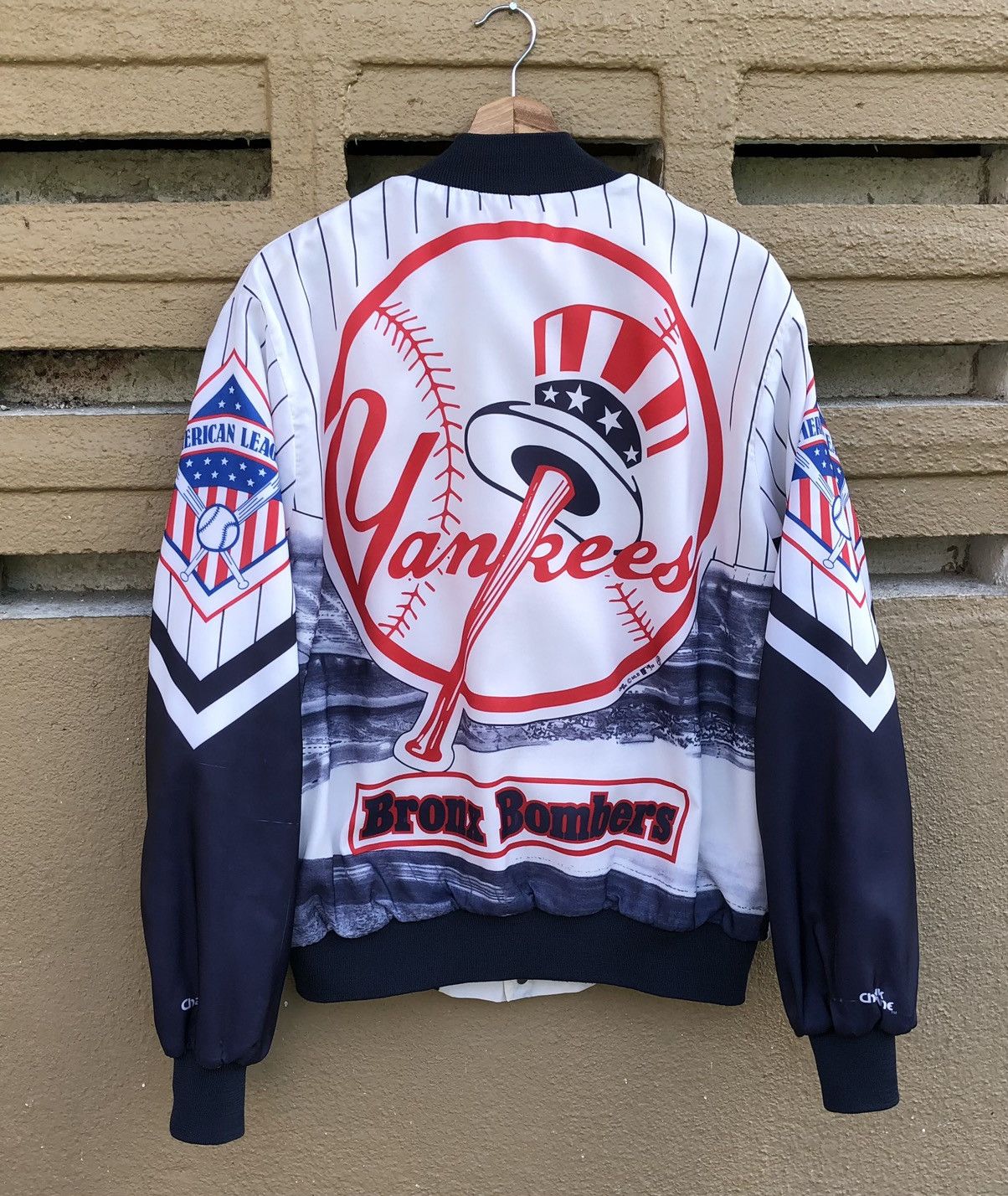 Chalk Line Vintage 1989 Chalk Line Yankees Satin Bronx Bombers Jacket Size US L / EU 52-54 / 3 - 11 Thumbnail