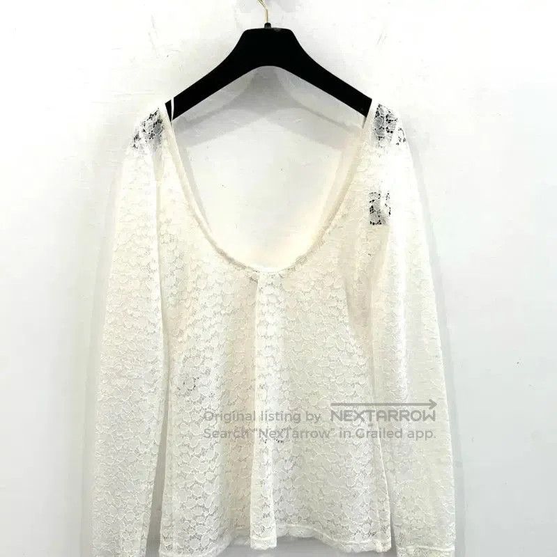 Chanel Chanel Silk White Women's Jacket . Size M / US 6-8 / IT 42-44 - 4 Thumbnail