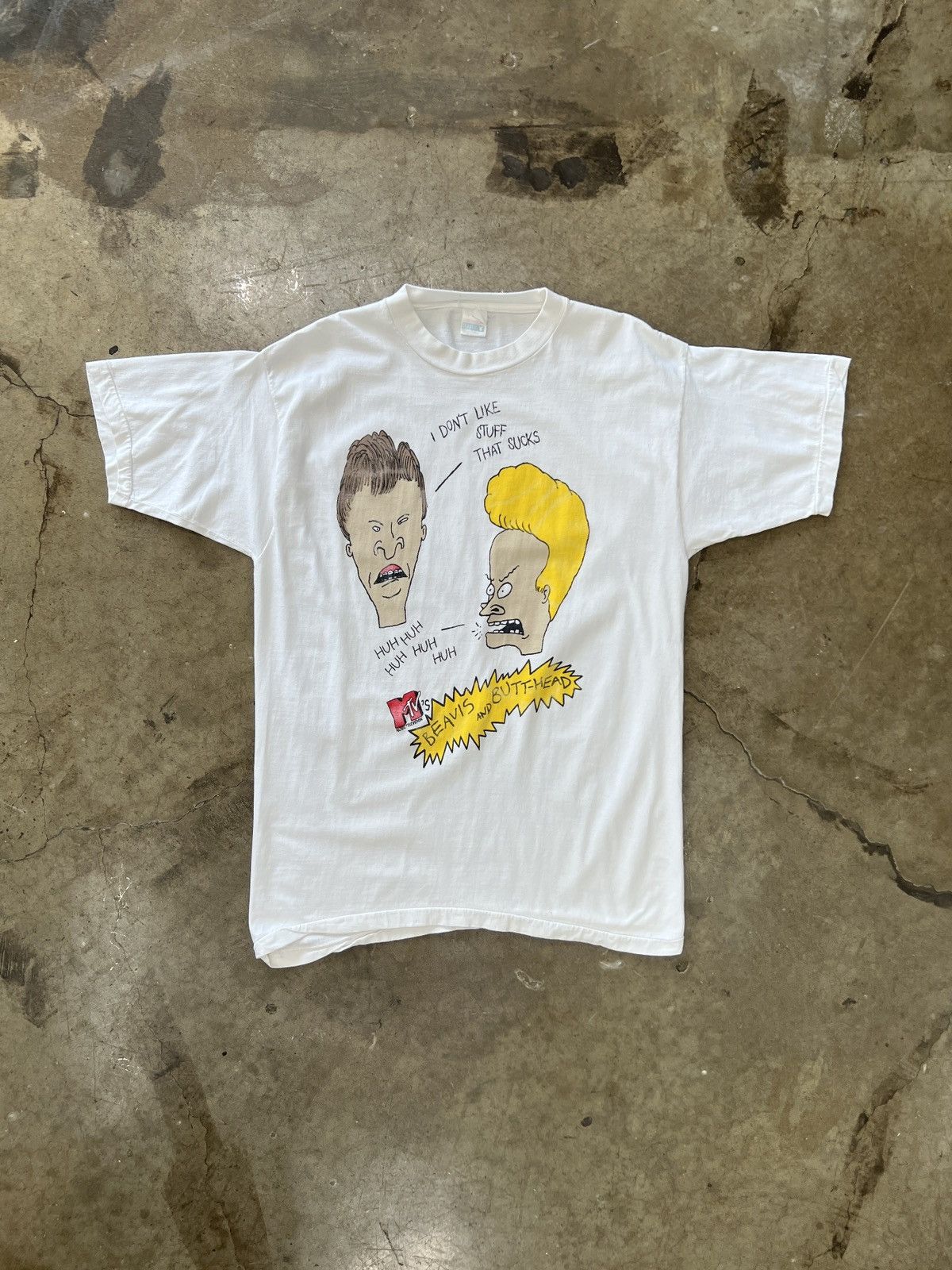Vintage Vintage Beavis and Butthead MTV Don't Like Stuff Tee XL Size US XL / EU 56 / 4 - 2 Thumbnail