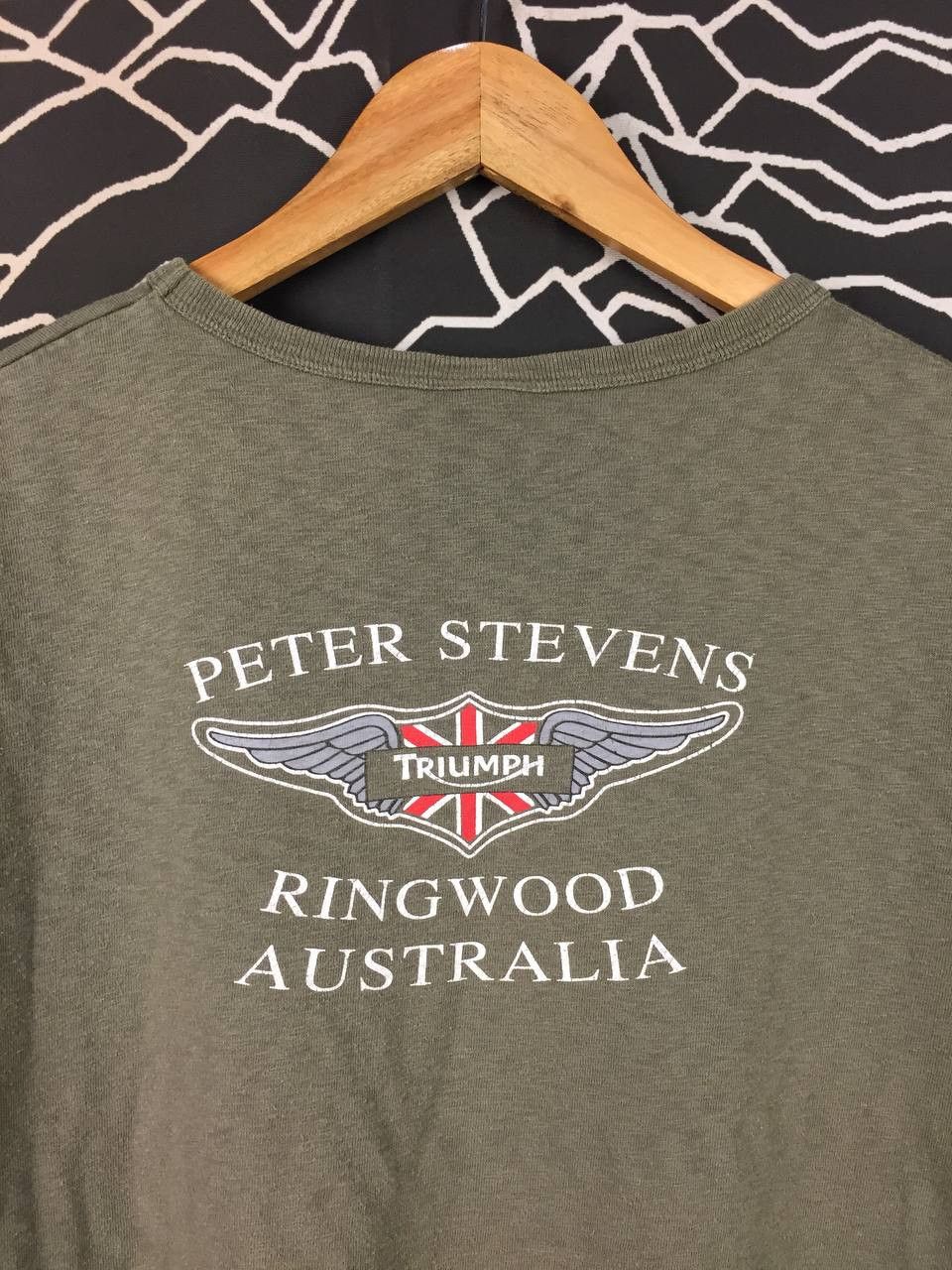 Vintage Triumph Motorcycles Peter Stevens Australia Promo Tee Size US XL / EU 56 / 4 - 7 Thumbnail