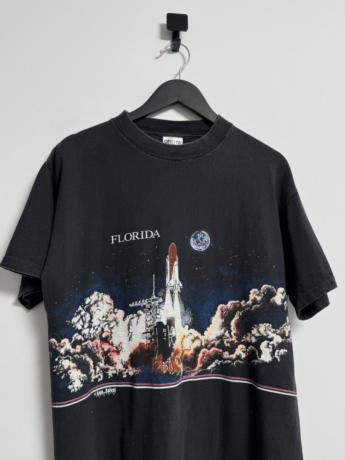 Other Vintage Florida NASA Kennedy Space Over Print Shirt Tee Rare Size US L / EU 52-54 / 3 - 2 Thumbnail