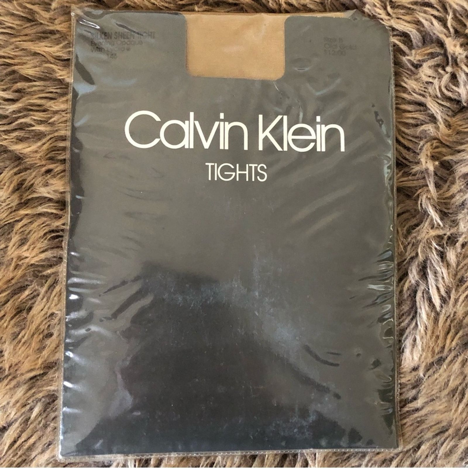 Calvin Klein Calvin Klein tights old gold size B NIP Size ONE SIZE - 1 Thumbnail