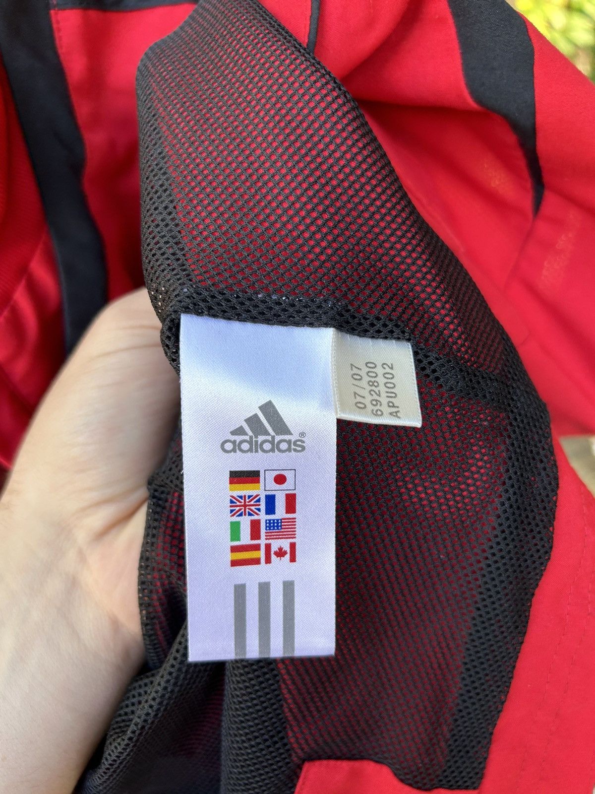 Adidas Vintage Adidas AC Milan Track Jacket Rare 00s Size US L / EU 52-54 / 3 - 12 Thumbnail