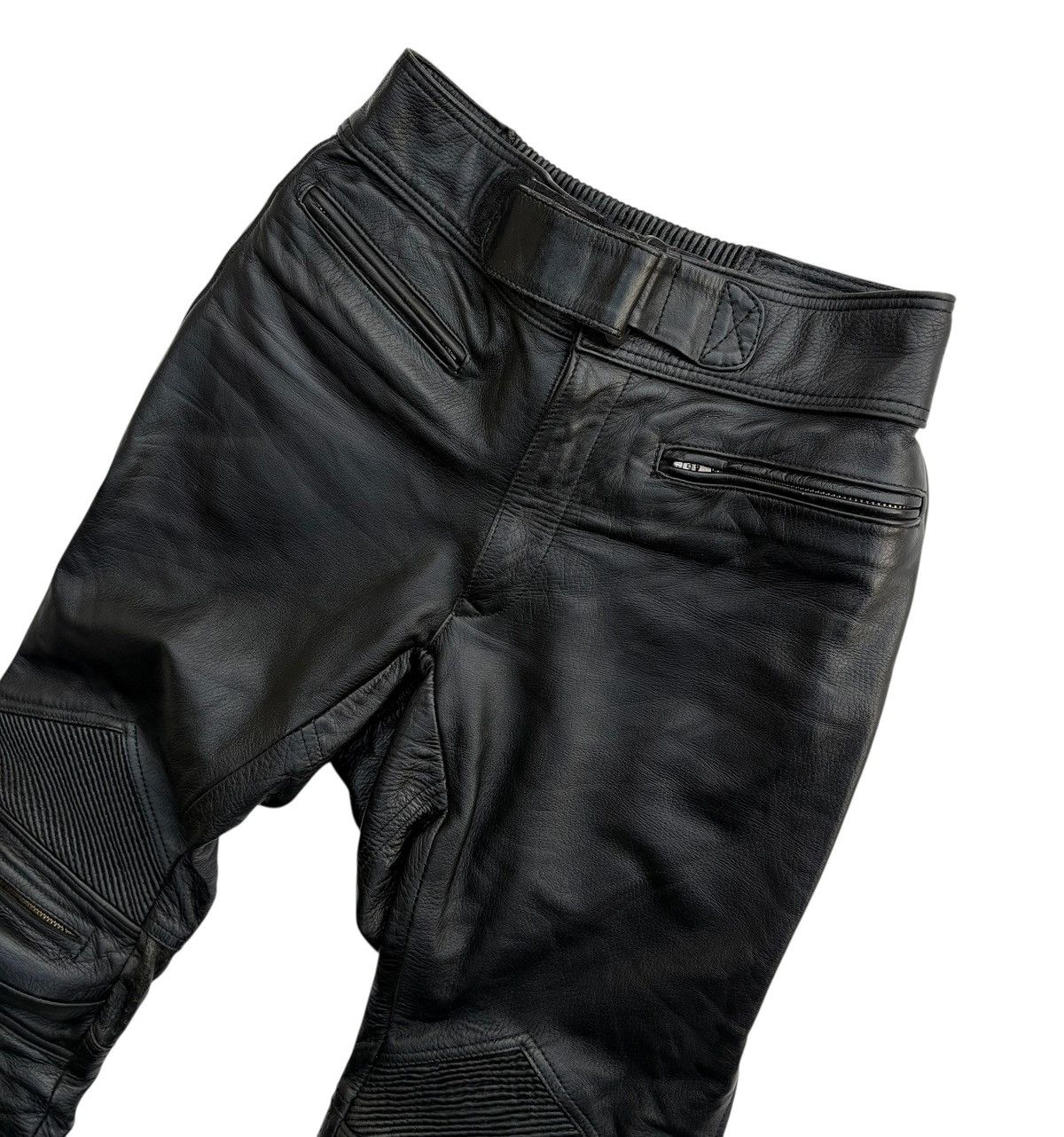 Leather × Vintage Vintage Spazzio Kevlar Riding Bikers Racing Leather Pants Size US 28 / EU 44 - 3 Thumbnail