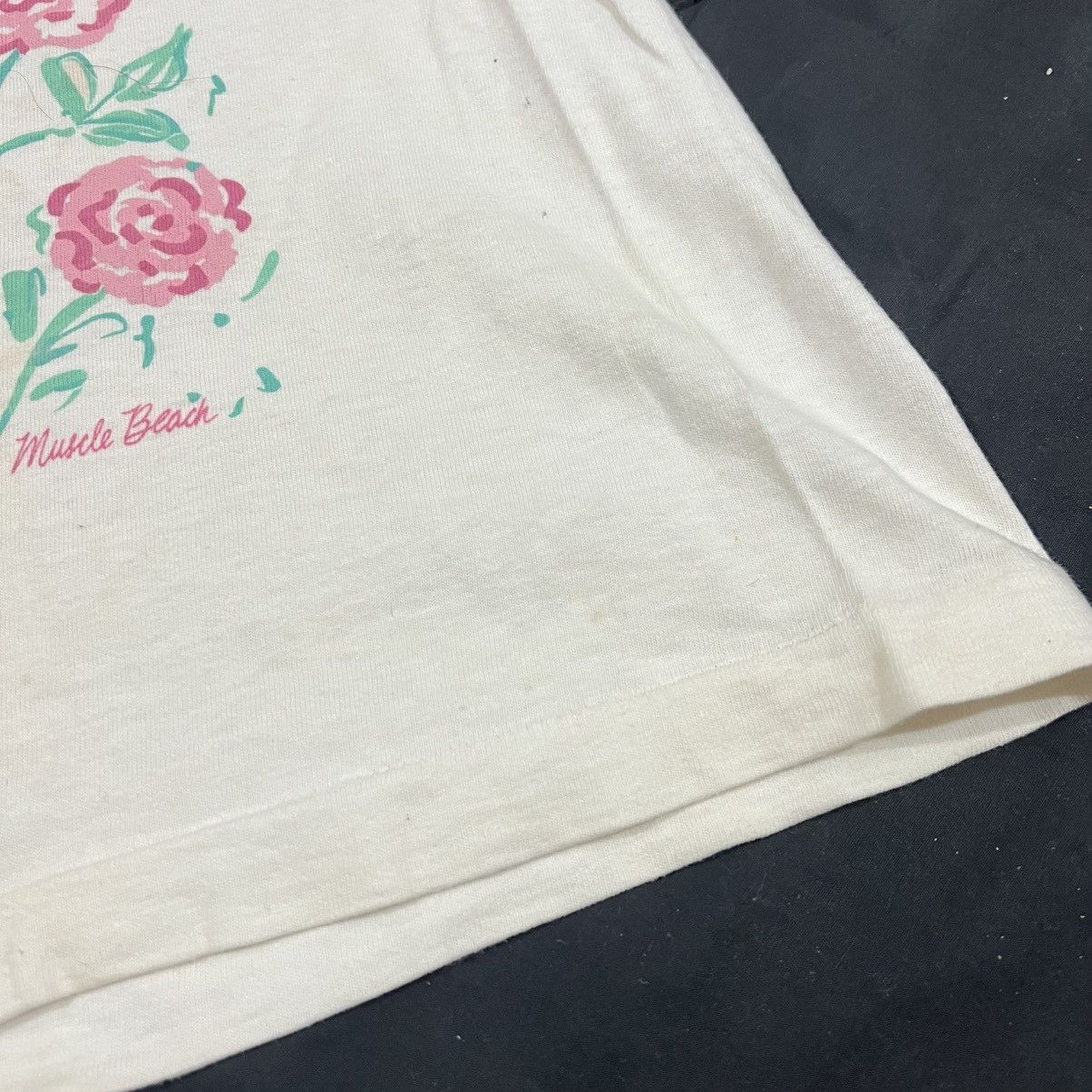 White's Boots 2.7 Muscle Beach flower vtg shirt USA Size US M / EU 48-50 / 2 - 7 Thumbnail