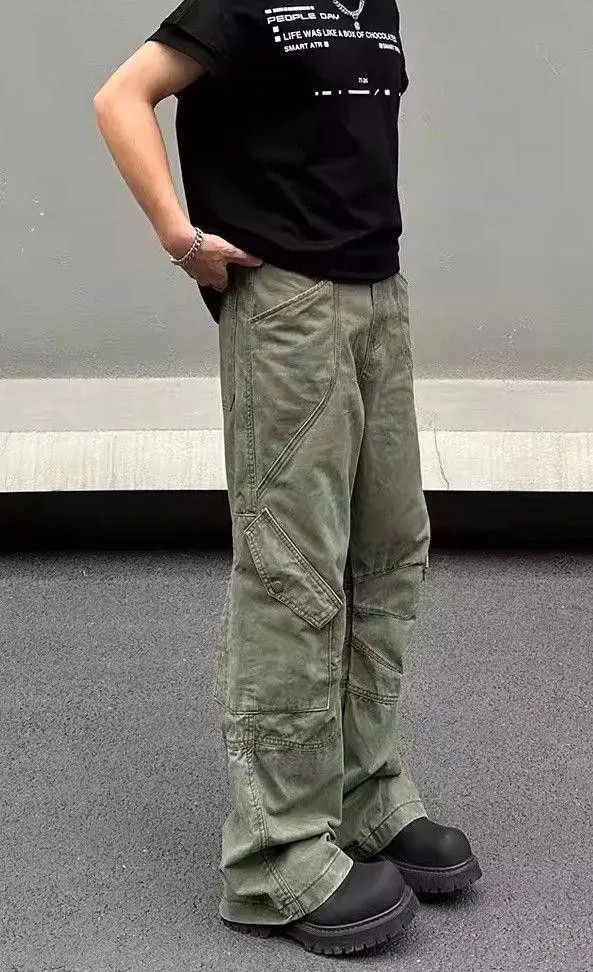 Vintage Arisawa x Ruuko Multi Pockets Army Green Cargo Pant Size US 32 / EU 48 - 6 Thumbnail