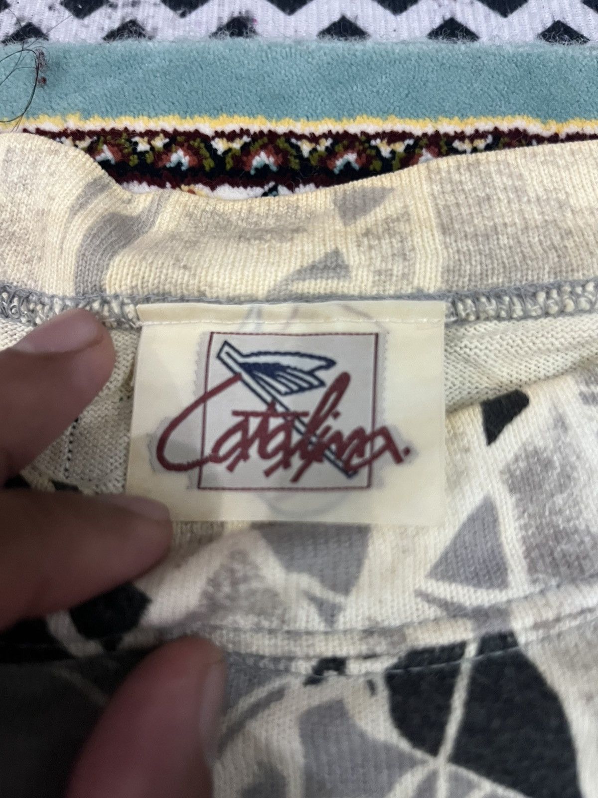 Vintage 🔥🔥🔥90s CATALINA FULLPRINTED OVERPRINTED Size US L / EU 52-54 / 3 - 6 Thumbnail