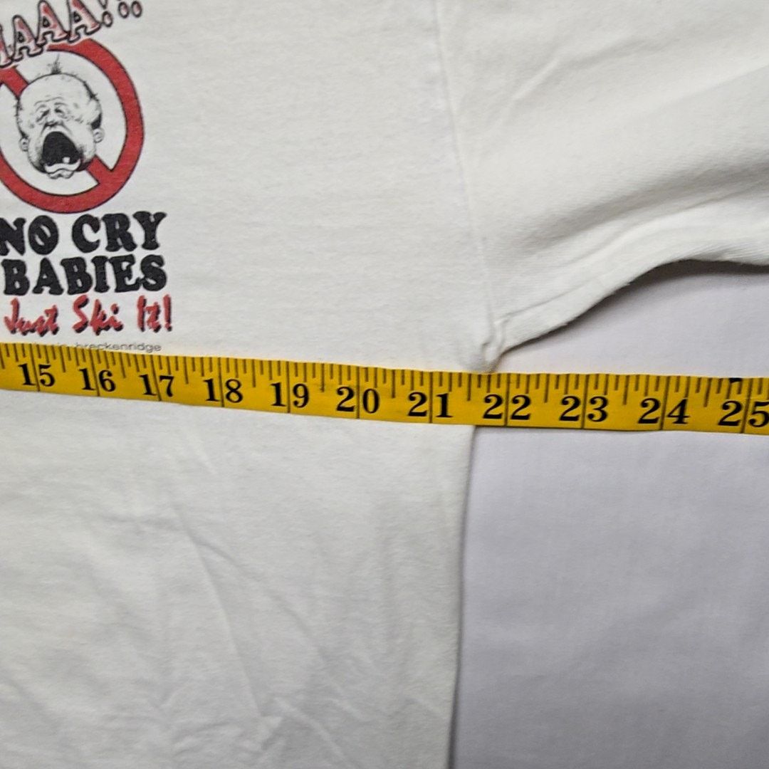 Hanes Vintage Ski Graphic Long Sleeve Shirt White L Funny Shirt Size US L / EU 52-54 / 3 - 18 Thumbnail