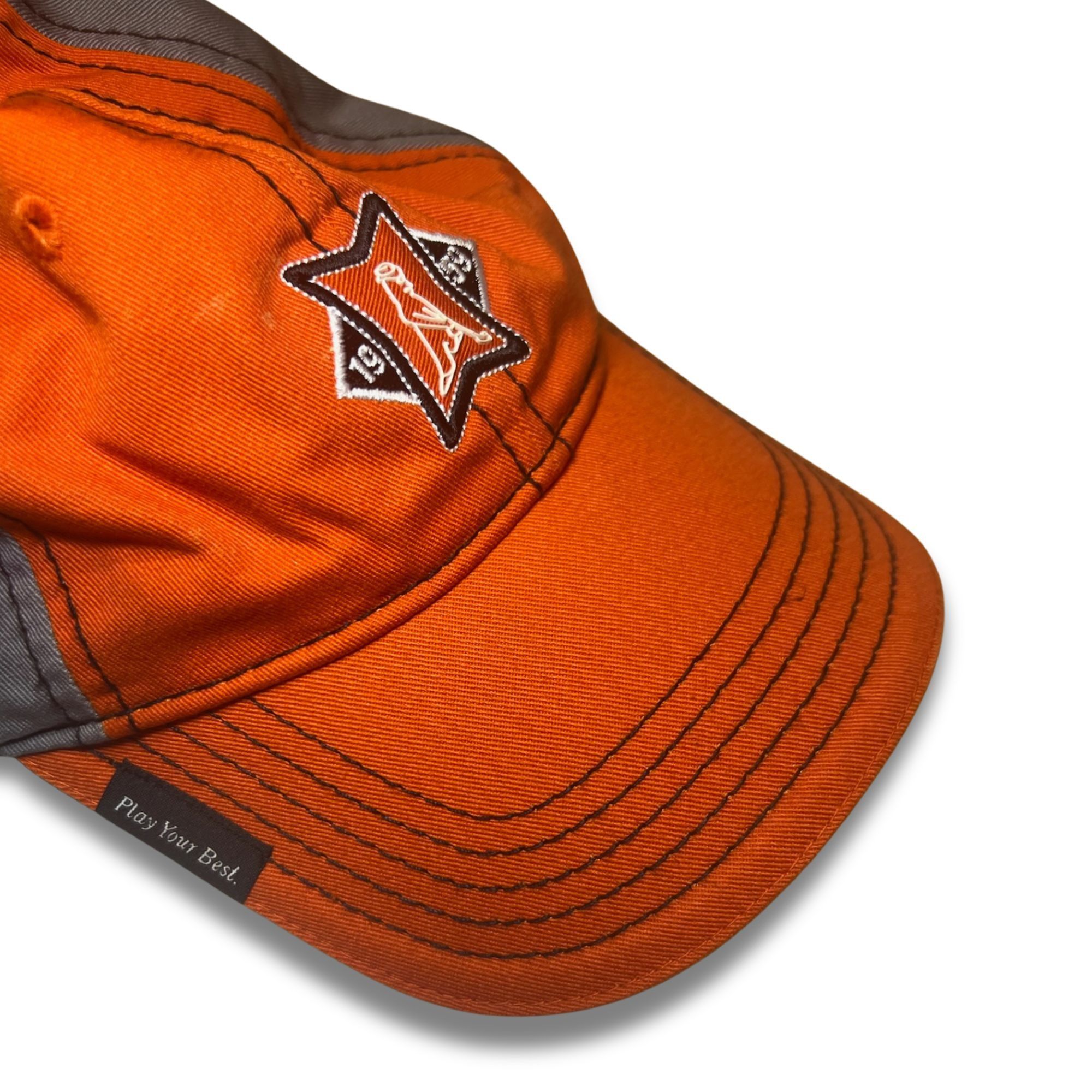 PING Ping Orange & Gray Logo Hat Cap Adjustable Unisex One Size C Size ONE SIZE - 6 Thumbnail