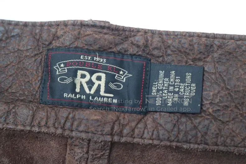 RRL Ralph Lauren RRL Ralph Lauren Vintage distressed denim with crackle-tex Size US 31 - 7 Thumbnail