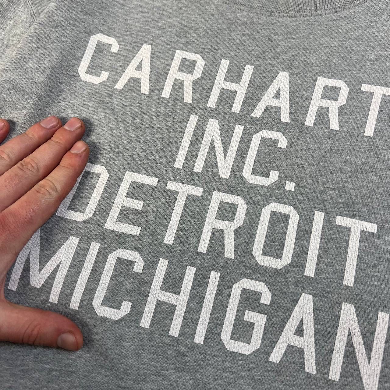 Carhartt Carhartt Detroit Michigan Vintage Inc Sweatshirt Size US L / EU 52-54 / 3 - 4 Thumbnail