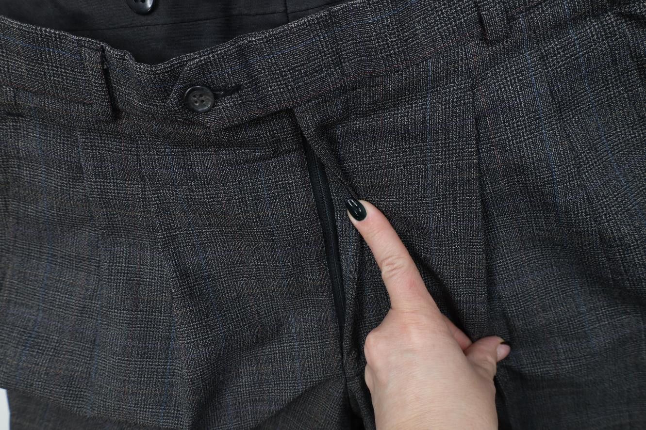 Vintage Vintage 90s Streetwear Wide Leg Chino Pants Houndstooth Size US 32 / EU 48 - 6 Thumbnail