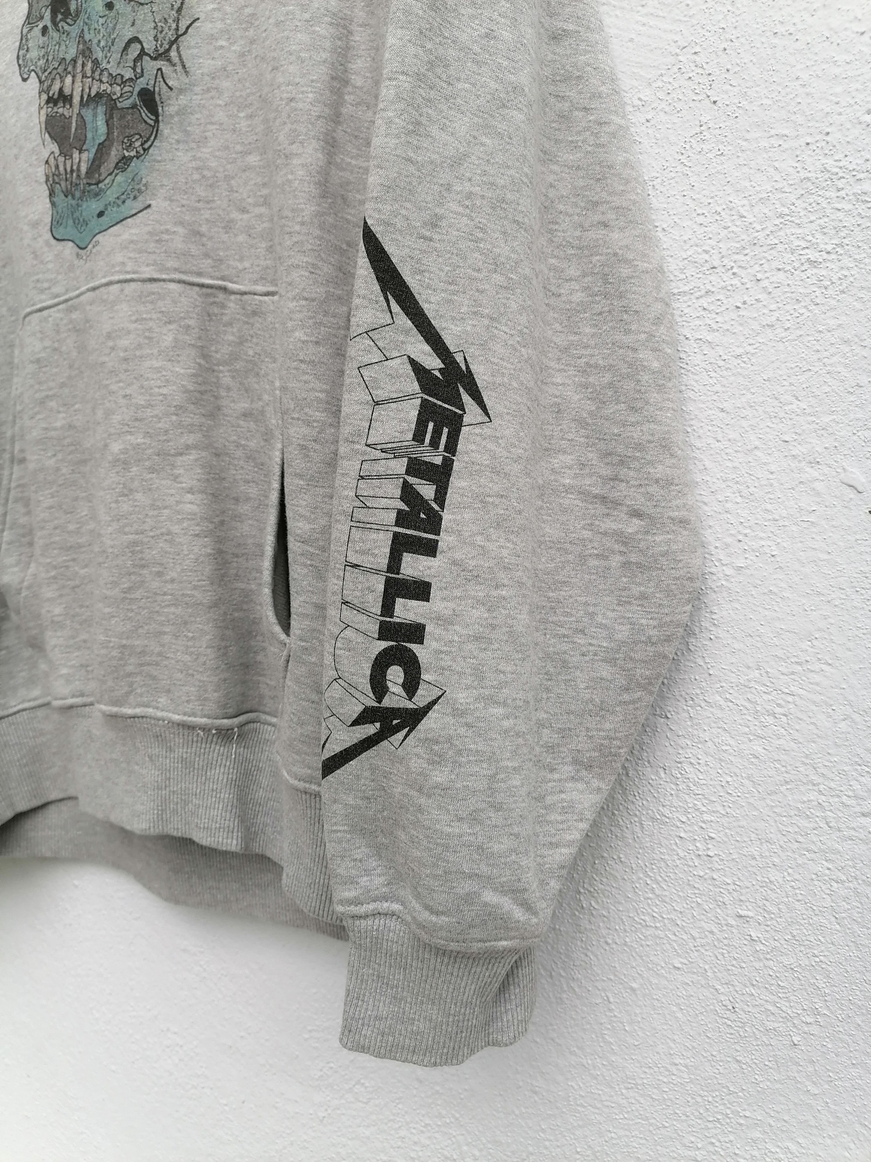 Band Tees × GU × Metallica ©2017 Metallica x Gu Under License Pushead Hoodies Size US S / EU 44-46 / 1 - 2 Thumbnail
