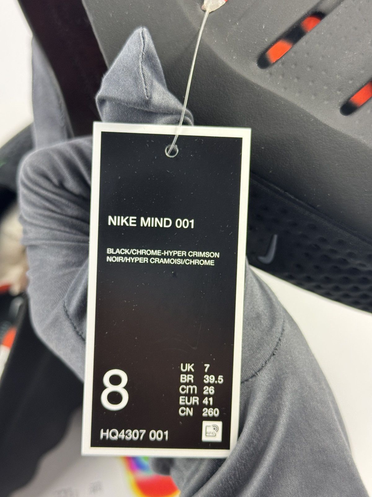 Nike NIKE MIND 001 BLACK CHROME SLIDES Size US 8 / EU 41 - 9 Thumbnail