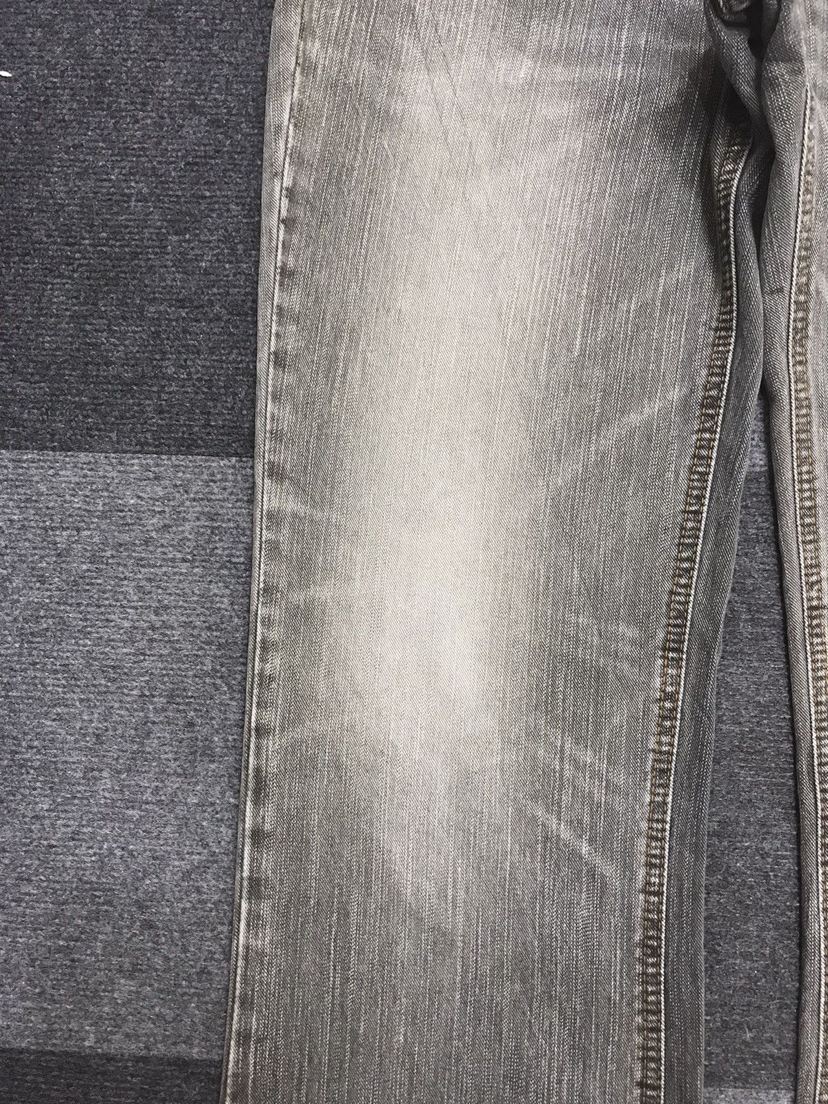 Edwin 💥FLARE💥EDWIN NAVAJO BLACK WASH SICK FADES WIDE DENIM F251 Size US 36 / EU 52 - 6 Thumbnail
