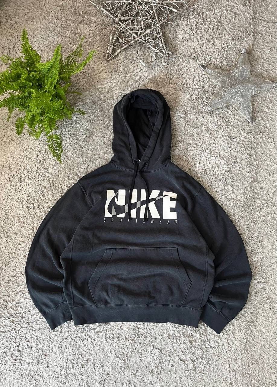 Nike × Vintage Nike Hoodie Vintage Streetwear Big Logo Swoosh 00s Size US M / EU 48-50 / 2 - 1 Thumbnail